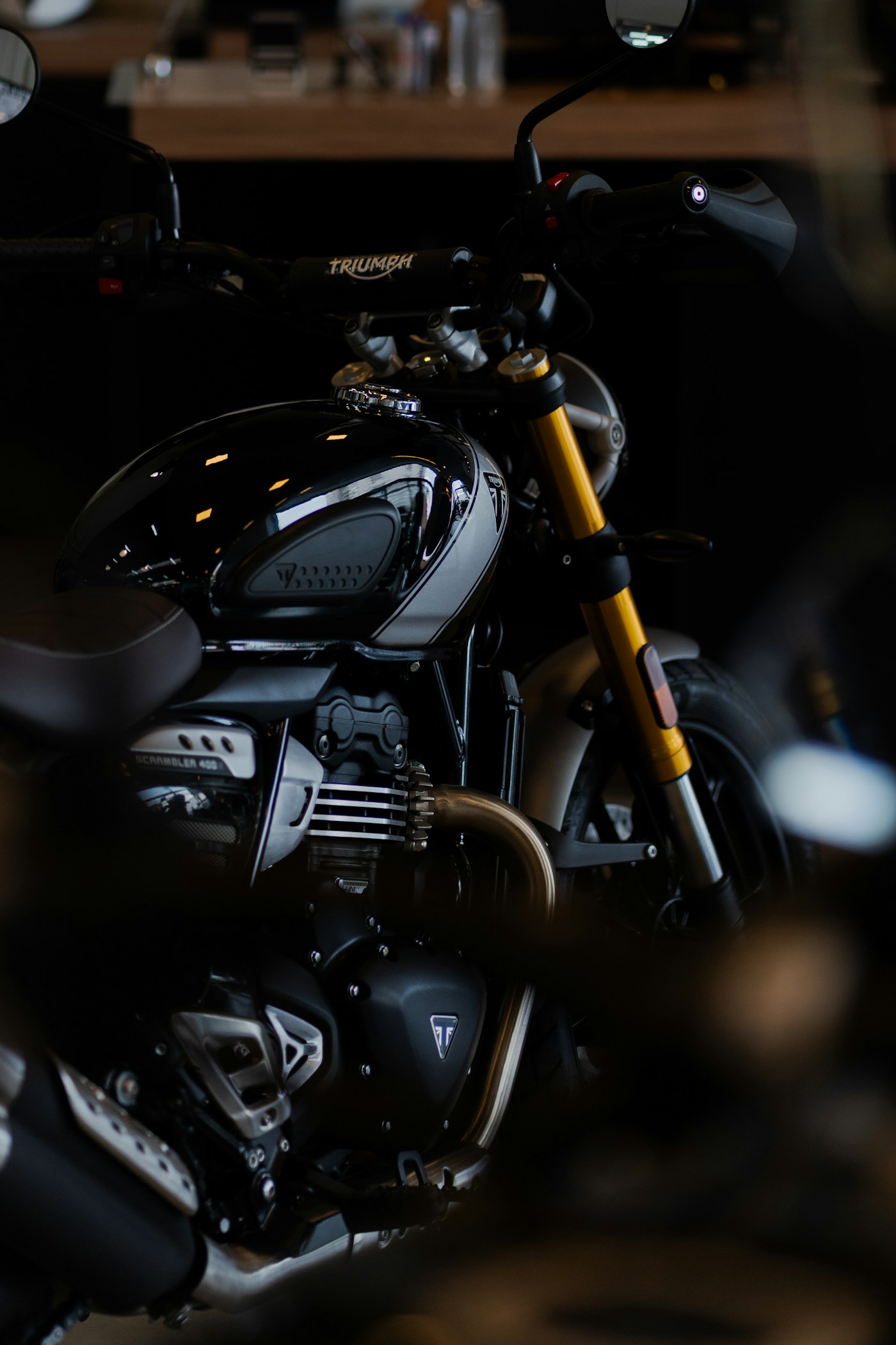 Motorcycle outdoors